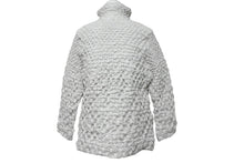 Load image into Gallery viewer, 極美品 ISSEY MIYAKE イッセイミヤケ ジャケット 3D スチームストレッチ 2016AW ホワイト サイズ3 IM63-FA001-11 中古 55290