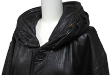 Load image into Gallery viewer, ISSEY MIYAKE イッセイミヤケ ジャケット ツモリチサト ショールカラー 80s ヴィンテージ ブラック 羊革 M RQ63010 良品 中古 55294
