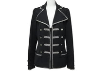 Load image into Gallery viewer, CHANEL シャネル ジャケット ココマークボタン ナポレオン 06P P28757V18249 ブラック コットン サイズ36 良品 中古 55299