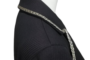 CHANEL シャネル ジャケット ココマークボタン ナポレオン 06P P28757V18249 ブラック コットン サイズ36 良品 中古 55299