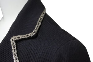 CHANEL シャネル ジャケット ココマークボタン ナポレオン 06P P28757V18249 ブラック コットン サイズ36 良品 中古 55299