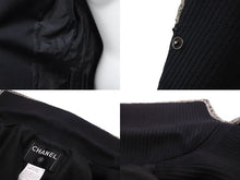 Load image into Gallery viewer, CHANEL シャネル ジャケット ココマークボタン ナポレオン 06P P28757V18249 ブラック コットン サイズ36 良品 中古 55299