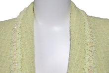 Load image into Gallery viewer, 極美品 CHANEL シャネル ツイードセットアップ ココマークボタン ラメ グリーン P05174V04072 サイズ38 中古 55303