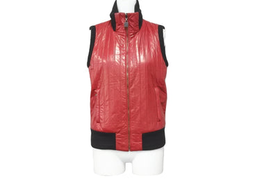 CHANEL シャネル ベスト リバーシブル スポーツライン ココマーク 09A ブラック レッド サイズ38 P36617W04354 美品 中古 55313