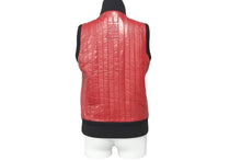 Load image into Gallery viewer, CHANEL シャネル ベスト リバーシブル スポーツライン ココマーク 09A ブラック レッド サイズ38 P36617W04354 美品 中古 55313