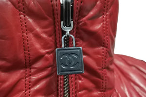 CHANEL シャネル ベスト リバーシブル スポーツライン ココマーク 09A ブラック レッド サイズ38 P36617W04354 美品 中古 55313