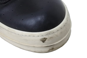 Rick Owens リックオウエンス ジオバスケット ハイカット スニーカー E17 2670 ブラック ホワイト 43 1/2 良品 中古 55334