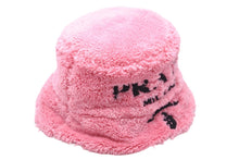 Load image into Gallery viewer, 極美品 PRADA プラダ バケットハット エンブロイダリーロゴテリークロス 刺繍 1HC1372DXO ポリエステル ピンク M 中古 55347