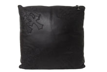Load image into Gallery viewer, CHROME HEARTS クロムハーツ クッション インテリア CHプラス クロスパッチ ブラック シルバー925 レザー 美品 中古 55363