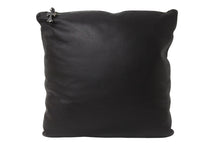 Load image into Gallery viewer, CHROME HEARTS クロムハーツ クッション インテリア CHプラス クロスパッチ ブラック シルバー925 レザー 美品 中古 55363