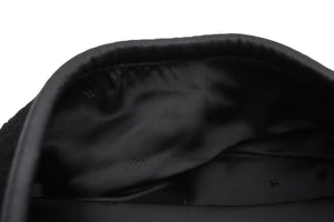 LOUIS VUITTON ルイヴィトン FRAGMENT フラグメント パリストーキョーワッペンベレー帽 M73748 17SS ブラック 美品 中古 55365
