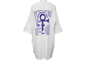 Prince プリンス MUSICOLOGY TOUR Vintage T-shirt 半袖Ｔシャツ 2004年 ツアー ホワイト コットン 美品 中古 55368