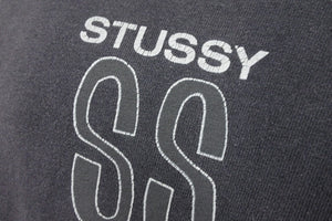 STUSSY ステューシー ヴィンテージ SS COUPE 半袖Ｔシャツ ブラック トップス ロゴ サイズL 中古 55371