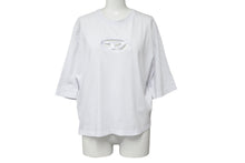 Load image into Gallery viewer, DIESEL ディーゼル T-Rowy カットアウト ロゴ 半袖Ｔシャツ ホワイト 白 トップス オーバーサイズ A11559 サイズXS 美品 中古 55393