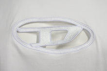 Load image into Gallery viewer, DIESEL ディーゼル T-Rowy カットアウト ロゴ 半袖Ｔシャツ ホワイト 白 トップス オーバーサイズ A11559 サイズXS 美品 中古 55393