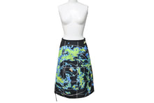 Load image into Gallery viewer, PRADA プラダ 17SS スカート 21H775 S171 1M3S レーダー柄 気象レーダー ナイロン ブラック マルチカラー サイズ38 美品 中古 55403