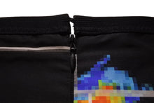 Load image into Gallery viewer, PRADA プラダ 17SS スカート 21H775 S171 1M3S レーダー柄 気象レーダー ナイロン ブラック マルチカラー サイズ38 美品 中古 55403