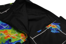 Load image into Gallery viewer, PRADA プラダ 17SS スカート 21H775 S171 1M3S レーダー柄 気象レーダー ナイロン ブラック マルチカラー サイズ38 美品 中古 55403
