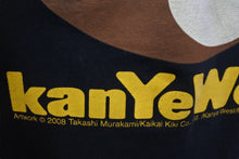 Load image into Gallery viewer, KANYE WESTｘ村上隆 カニエウエスト 半袖Ｔシャツ 熊 glow in the dark tour ヴィンテージ 2008 サイズS 良品 中古 55404
