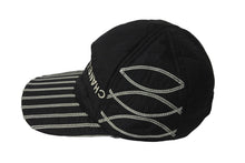 Load image into Gallery viewer, CHANEL シャネル スポーツライン キャップ 帽子 ココマーク ブラック ホワイト ドレイク M ナイロン 美品 中古 55408