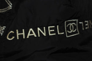 CHANEL シャネル スポーツライン キャップ 帽子 ココマーク ブラック ホワイト ドレイク M ナイロン 美品 中古 55408