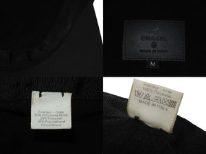 CHANEL シャネル スポーツライン キャップ 帽子 ココマーク ブラック ホワイト ドレイク M ナイロン 美品 中古 55408