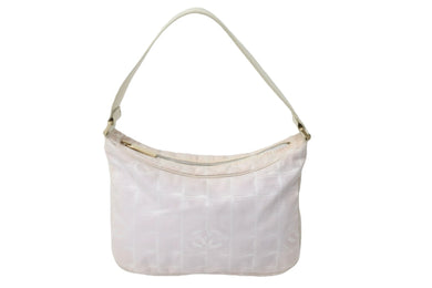 CHANEL シャネル ハンドバッグ ニュートラベルライン ココマーク 8番台 ピンク ナイロン ゴールド金具 良品 中古 55411