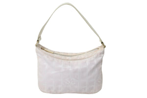 CHANEL シャネル ハンドバッグ ニュートラベルライン ココマーク 8番台 ピンク ナイロン ゴールド金具 良品 中古 55411