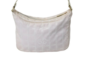 CHANEL シャネル ハンドバッグ ニュートラベルライン ココマーク 8番台 ピンク ナイロン ゴールド金具 良品 中古 55411