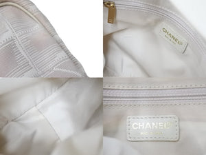CHANEL シャネル ハンドバッグ ニュートラベルライン ココマーク 8番台 ピンク ナイロン ゴールド金具 良品 中古 55411