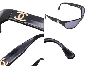 CHANEL シャネル サングラス アイウェア ココマーク ブラック 04155 美品 中古 55415