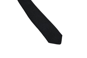 YVES SAINT LAURENT イヴサンローラン シグネチャー イブニングスキニータイネクタイ 7200953Y0431000 美品 中古 55417 