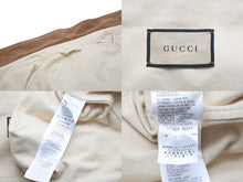 画像をギャラリービューアに読み込む, 極美品 GUCCI グッチジャケット 23AW アニマルプリント ベージュ コットン サイズ48 737636 XDCE8 中古 55420 