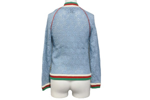 同様 GUCCI グッチジャケット トラックジャケット レース ブルー サイズ 12 542998 ZB421 中古 55422 