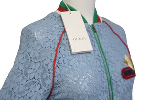 同様 GUCCI グッチジャケット トラックジャケット レース ブルー サイズ 12 542998 ZB421 中古 55422 