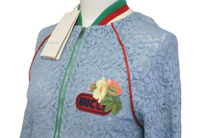 同様 GUCCI グッチジャケット トラックジャケット レース ブルー サイズ 12 542998 ZB421 中古 55422 