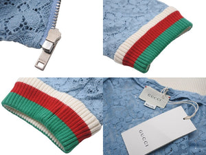 同様 GUCCI グッチジャケット トラックジャケット レース ブルー サイズ 12 542998 ZB421 中古 55422 