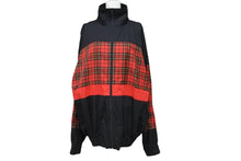 Load image into Gallery viewer, BALENCIAGA バレンシアガ ブルゾン ジップアップジャケット チェック柄 サイズ48 533918 TBM14 美品 中古 55424
