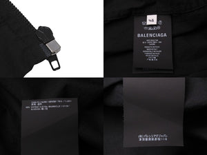 BALENCIAGA バレンシアガ ブルゾン ジップアップジャケット チェック柄 サイズ48 533918 TBM14 美品 中古 55424