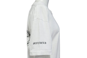 CHROME HEARTS クロムハーツ 半袖 Ｔシャツ マックスフィールドダガーバックプリントサイズ S ホワイト 良品 中古 55427