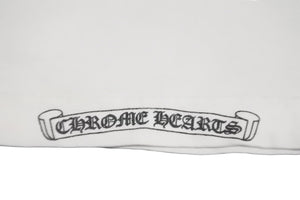 CHROME HEARTS クロムハーツ 半袖 Ｔシャツ マックスフィールドダガーバックプリントサイズ S ホワイト 良品 中古 55427