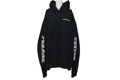 CHROME HEARTS クロムハーツ パーカー タイヤトラック セメタリークロス ブラック XL 2212-304-4017 美品 中古 55428