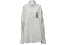 Load image into Gallery viewer, 極美品 BALENCIAGA バレンシアガ 21AW バーコードロゴ オーバーサイズ 長袖シャツ グレー 662982 サイズ38 中古 55433