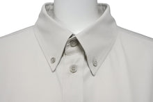 Load image into Gallery viewer, 極美品 BALENCIAGA バレンシアガ 21AW バーコードロゴ オーバーサイズ 長袖シャツ グレー 662982 サイズ38 中古 55433