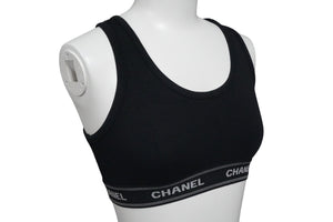 新品未使用 CHANEL シャネル インナーセットアップ P03020V01014 コットン スパンデックス ブラック サイズ38 中古 55439