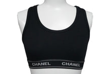 Load image into Gallery viewer, 新品未使用 CHANEL シャネル インナーセットアップ P03020V01014 コットン スパンデックス ブラック サイズ38 中古 55439