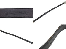 Load image into Gallery viewer, CHROME HEARTS クロムハーツ ベルト クラシック3ピースレザーベルト ブラック レザー シルバー金具 良品 中古 55442