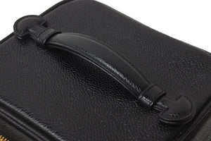 CHANEL シャネル ハンドバッグ 縦長バニティバック ココマーク キャビアスキン 6番台 ブラック ゴールド金具 美品 中古 55455