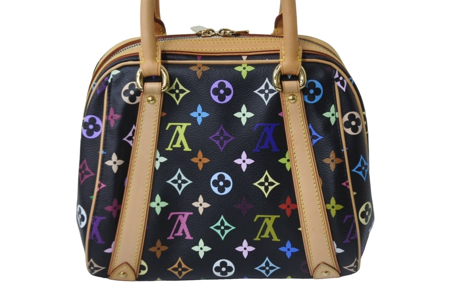 ルイ ヴィトン LOUIS VUITTON モノグラム マルチカラー ビバリーMM ショルダーバッグ ノワール M40204  新入荷 LV1327