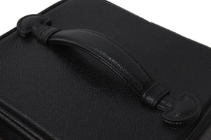 CHANEL シャネル ココマーク バニティバッグ 縦型 ハンドバッグ 5番台 キャビアスキン ブラック ゴールド金具 美品 中古 55487
